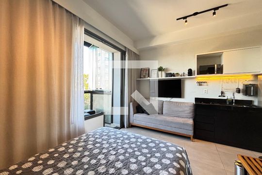Studio de kitnet/studio para alugar com 1 quarto, 27m² em Vila Olímpia, São Paulo