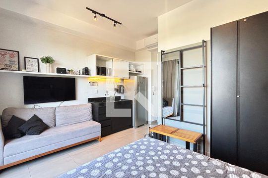Studio de kitnet/studio para alugar com 1 quarto, 27m² em Vila Olímpia, São Paulo