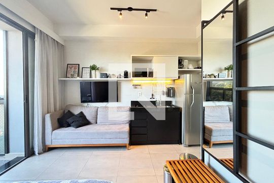 Studio de kitnet/studio para alugar com 1 quarto, 27m² em Vila Olímpia, São Paulo