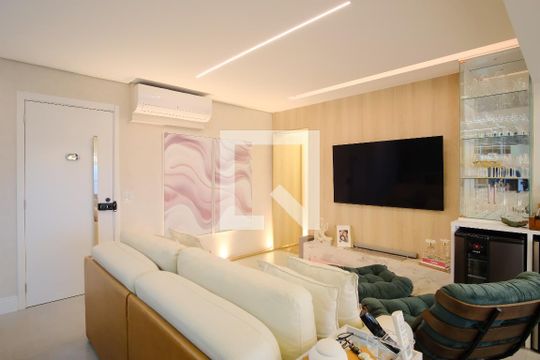 Sala de apartamento à venda com 3 quartos, 107m² em Tatuapé, São Paulo