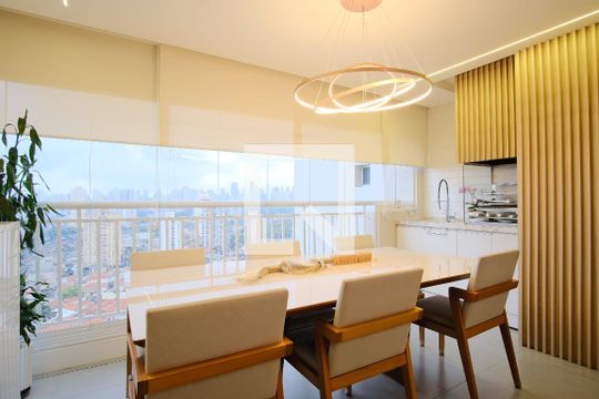 Varanda de apartamento à venda com 3 quartos, 107m² em Tatuapé, São Paulo