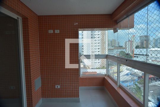 Varanda gourmet de apartamento à venda com 3 quartos, 100m² em Vila Assunção, Santo André