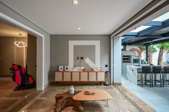Hall Social de casa à venda com 5 quartos, 735m² em Jardim Leonor, São Paulo