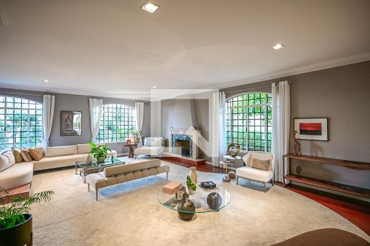 Sala de casa à venda com 5 quartos, 735m² em Jardim Leonor, São Paulo