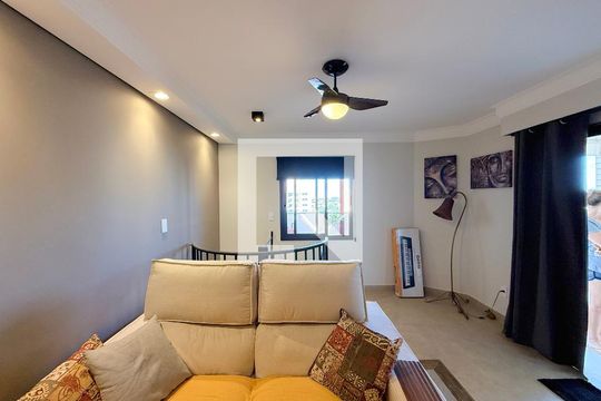 Sala de apartamento à venda com 2 quartos, 120m² em Mansões Santo Antônio, Campinas