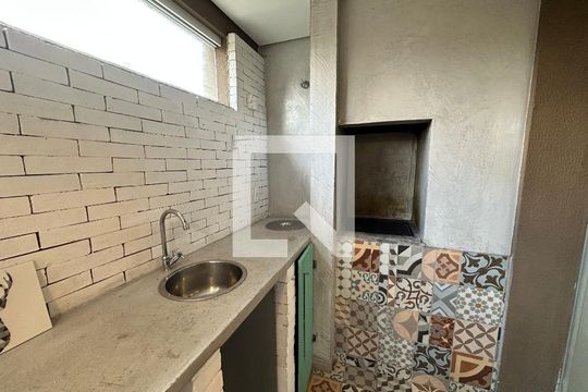 Varanda da Sala de apartamento para alugar com 2 quartos, 78m² em Empresarial 18 do Forte, Barueri
