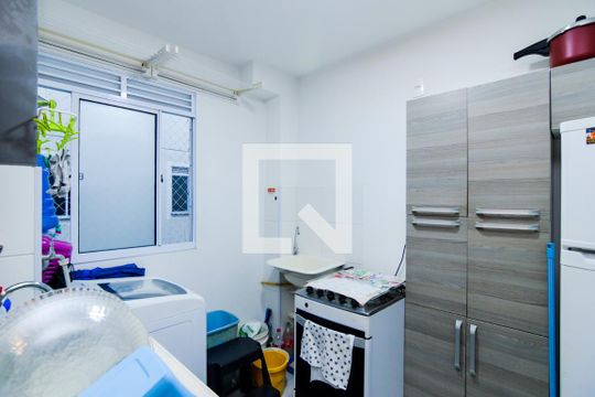 Cozinha e Área de Serviço de apartamento à venda com 2 quartos, 38m² em Jardim Rosa de Franca, Guarulhos