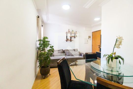 Sala de apartamento para alugar com 2 quartos, 48m² em Vila Carmosina, São Paulo
