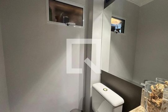 Lavabo de casa de condomínio à venda com 2 quartos, 115m² em Rondônia, Novo Hamburgo