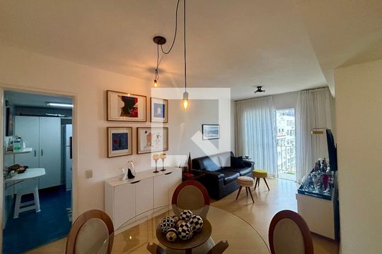 Sala de apartamento à venda com 2 quartos, 70m² em Jardim Botânico, Rio de Janeiro