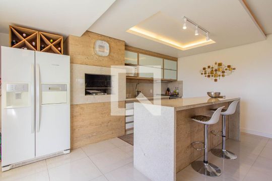 Sala/Cozinha de apartamento para alugar com 2 quartos, 188m² em Boa Vista, Porto Alegre