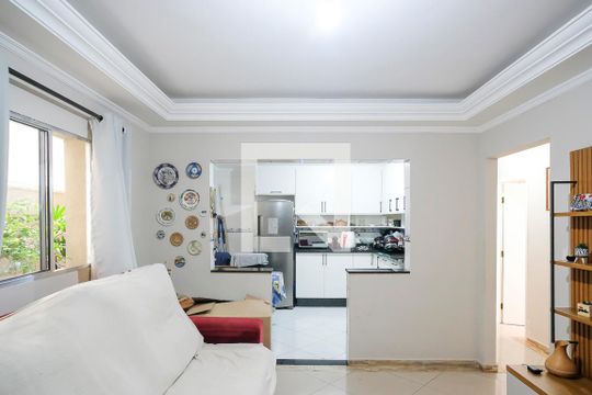 Sala de apartamento à venda com 2 quartos, 80m² em Nova Gerti, São Caetano do Sul
