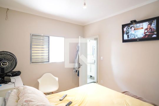 Suíte de apartamento à venda com 2 quartos, 80m² em Nova Gerti, São Caetano do Sul