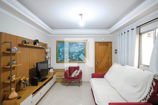 Sala de apartamento à venda com 2 quartos, 80m² em Nova Gerti, São Caetano do Sul