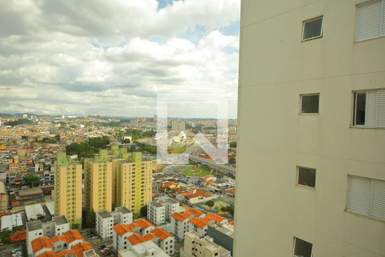 Varanda da sala Vista  de apartamento à venda com 2 quartos, 47m² em Irajá, São Bernardo do Campo