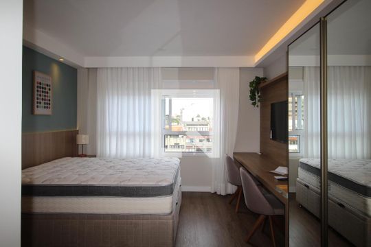 Sala de kitnet/studio à venda com 1 quarto, 27m² em Passo D’areia, Porto Alegre