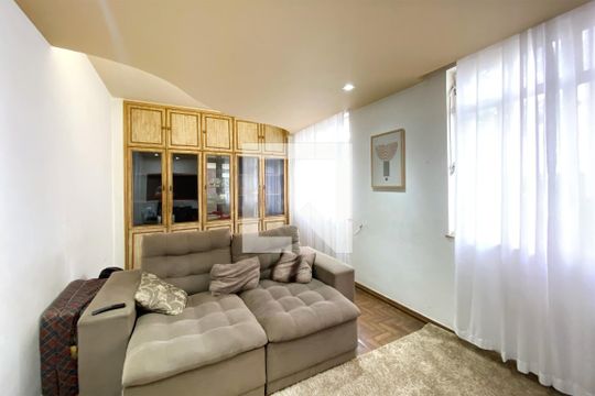 Sala de apartamento à venda com 3 quartos, 100m² em São Lucas, Belo Horizonte