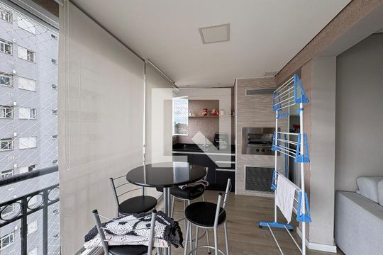 Varanda da Sala de apartamento à venda com 3 quartos, 74m² em Vila Mangalot, São Paulo