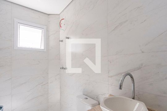 Banheiro  de apartamento à venda com 3 quartos, 110m² em Paraíso, Santo André