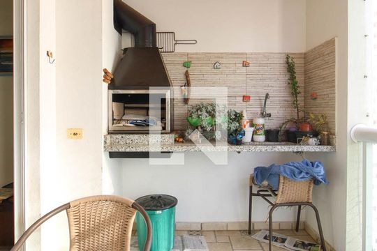 Varanda  de apartamento à venda com 4 quartos, 117m² em Chácara Agrindus, Taboão da Serra