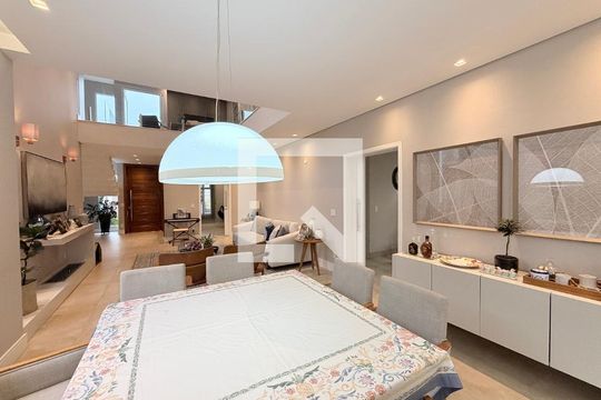 Sala de casa de condomínio à venda com 3 quartos, 329m² em Jardim Santa Teresa, Jundiaí