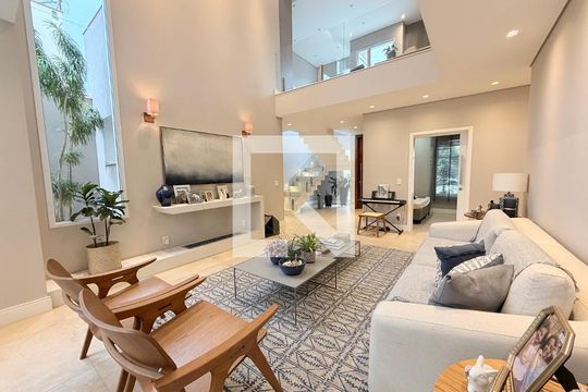 Sala de casa de condomínio à venda com 3 quartos, 329m² em Jardim Santa Teresa, Jundiaí