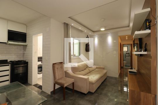 Sala de apartamento à venda com 2 quartos, 61m² em Parque Novo Oratório, Santo André