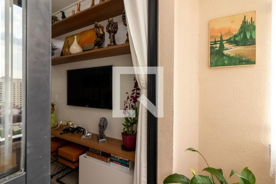 Varanda da Sala de apartamento à venda com 2 quartos, 50m² em Parque Mandaqui, São Paulo