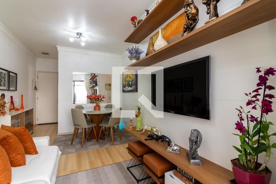 Sala de Estar de apartamento à venda com 2 quartos, 50m² em Parque Mandaqui, São Paulo