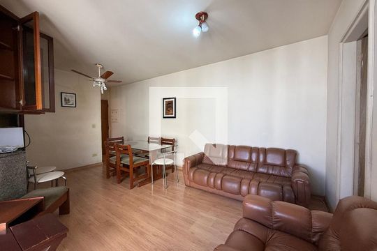 Sala de apartamento para alugar com 1 quarto, 43m² em Santa Cecilia, São Paulo