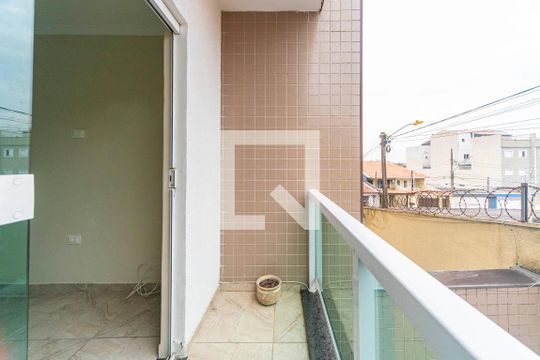 Varanda da Sala de casa de condomínio à venda com 3 quartos, 120m² em Vila Helena, Santo André