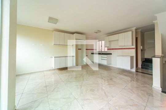 Sala de casa de condomínio à venda com 3 quartos, 120m² em Vila Helena, Santo André