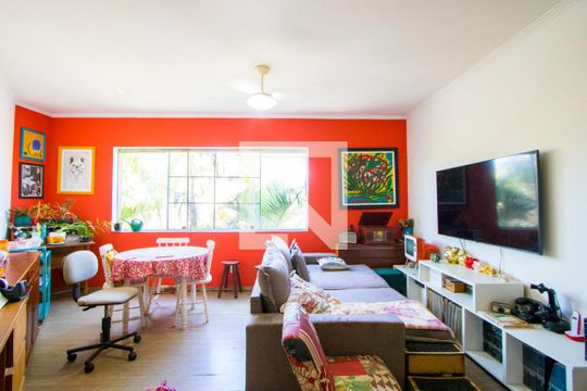 Sala de apartamento à venda com 2 quartos, 88m² em Parque Industriario, Santo André