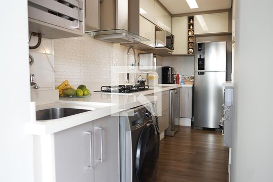 Cozinha - Armários de apartamento à venda com 2 quartos, 64m² em Vila Leonor, Guarulhos