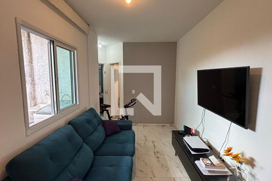 Sala - Sala de Jantar de apartamento à venda com 2 quartos, 50m² em Parque das Nações, Santo André