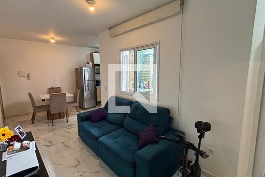 Sala - Sala de Jantar de apartamento à venda com 2 quartos, 50m² em Parque das Nações, Santo André