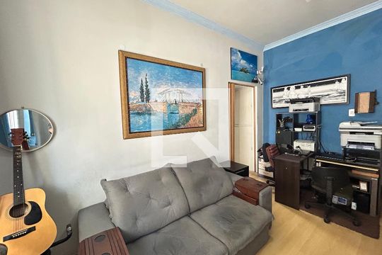 Sala de apartamento à venda com 1 quarto, 38m² em Méier, Rio de Janeiro
