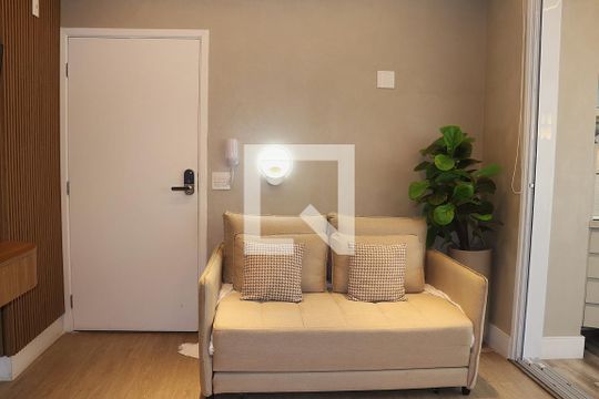 Sala - Dormitório de kitnet/studio à venda com 1 quarto, 30m² em Bela Vista, São Paulo