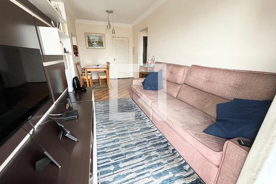 Sala de apartamento à venda com 2 quartos, 68m² em Chora Menino, São Paulo