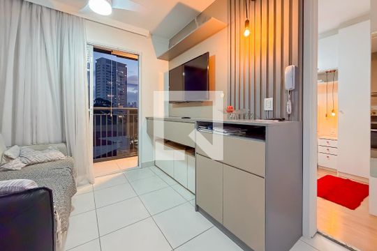 Sala de apartamento à venda com 1 quarto, 32m² em Jardim da Gloria, São Paulo