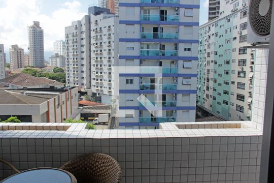 Varanda da Sala de apartamento para alugar com 3 quartos, 200m² em Ponta da Praia, Santos
