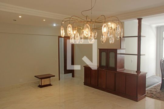 Sala de apartamento para alugar com 3 quartos, 200m² em Ponta da Praia, Santos