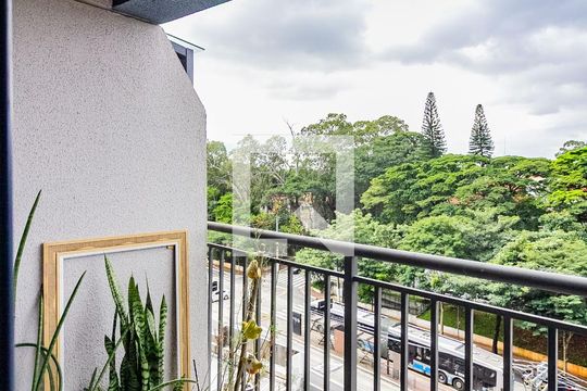 Varanda de apartamento à venda com 1 quarto, 36m² em Santo Amaro, São Paulo