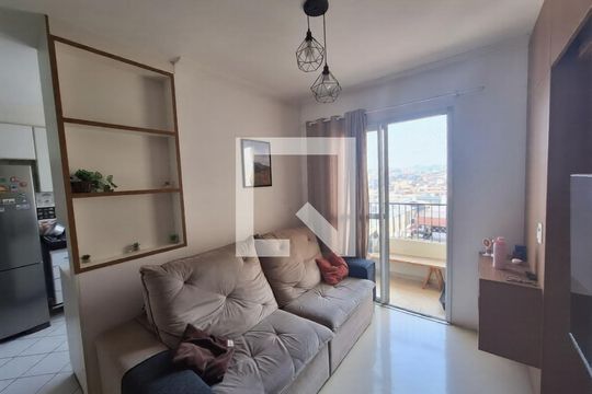 Sala de apartamento à venda com 2 quartos, 48m² em Vila Palmares, Santo André