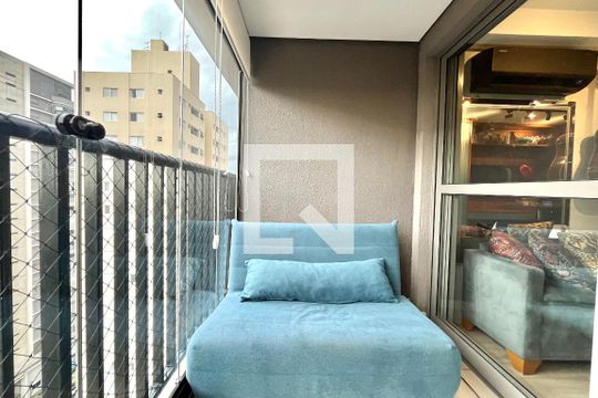 Varanda de kitnet/studio à venda com 1 quarto, 28m² em Vila Guarani (zona Sul), São Paulo