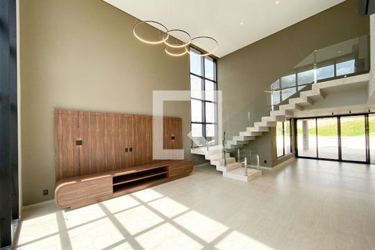 Sala de casa de condomínio à venda com 4 quartos, 470m² em Alphaville Nova Lima, Nova Lima