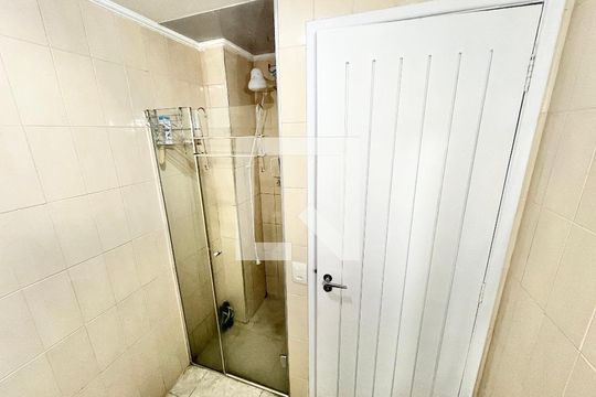 Banheiro de apartamento à venda com 1 quarto, 52m² em Santana, São Paulo