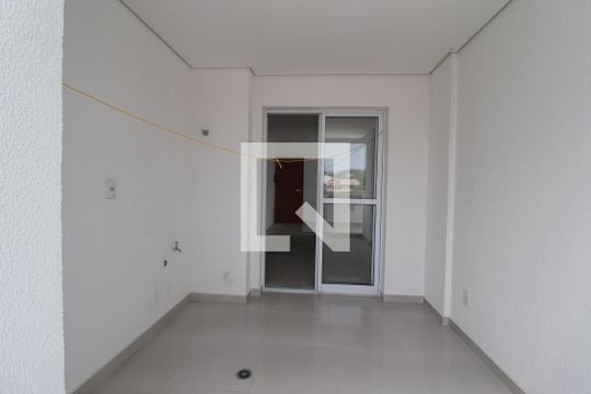 Varanda da Sala de apartamento à venda com 2 quartos, 54m² em Vila Pires, Santo André