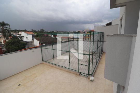 Varanda da Sala de apartamento à venda com 2 quartos, 54m² em Vila Pires, Santo André