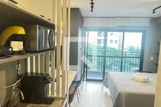 Sala/Quarto de apartamento para alugar com 1 quarto, 23m² em Santa Cecilia, São Paulo